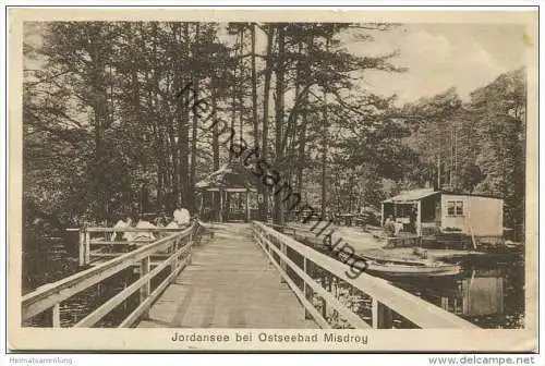 Jordansee bei Ostseebad Misdroy - Insel-Restaurant Jordansee Inh. M. Ninnemann - Verlag Julius Simonsen Oldenburg
