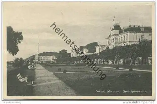 Seebad Misdroy Miedzyzdroje - Strandpromenade gel. 1934