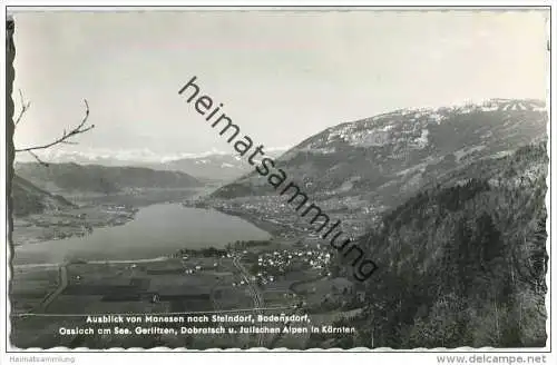 Steindorf - Bodensdorf - Ossiach - Gerlitzen - Foto-AK 50er-Jahre