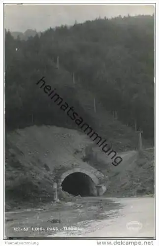 Loiblpass - Tunnel - Foto-AK
