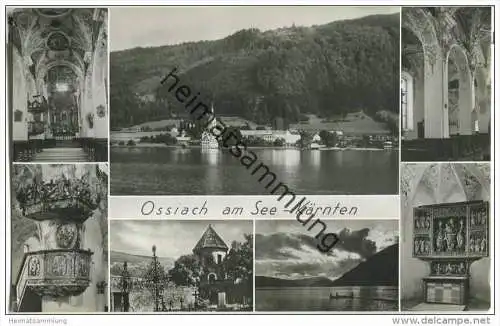Ossiach - Ossiacher See - Kirche - Foto-AK