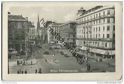 Wien - Kärntnerstrasse - Foto-AK
