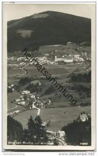 Mariazell Steiermark - Blick von Rasing - Foto-AK