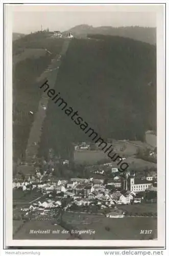 Mariazell Steiermark - Bürgeralpe - Foto-AK