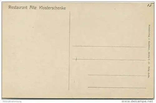 Kloster Chorin - Verlag J. Goldiner Berlin 30er Jahre