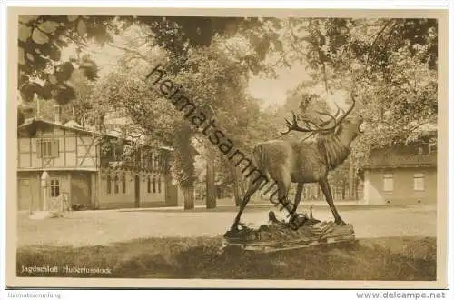 Jagdschloss Hubertusstock - Foto-AK 30er Jahre - Verlag Max Krusche Finow