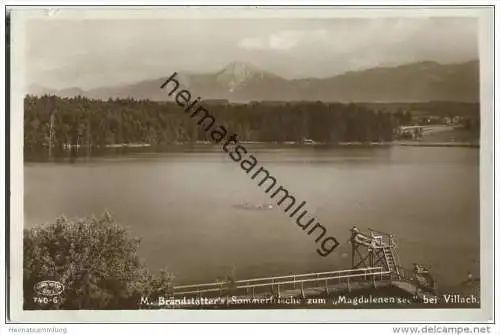 Villach - Magdalenensee - M. Brandstätter's Sommerfrische - Foto-AK