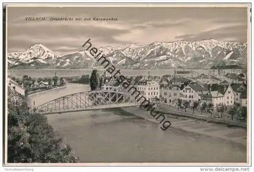 Villach - Draubrücke - Karawanken
