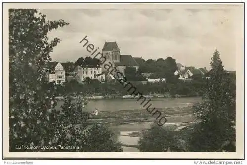 Lychen - Panorama - Foto-AK - Verlag J. G. B.