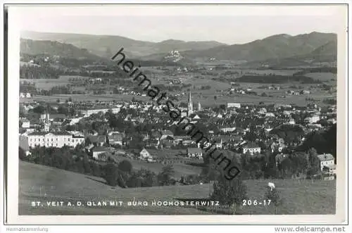 St. Veit a. d. Glan Kärnten - Burg Hochosterwitz - Foto-AK