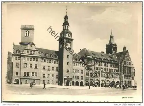Chemnitz - Rathaus - Foto-AK Grossformat - Verlag W. Wagler Chemnitz