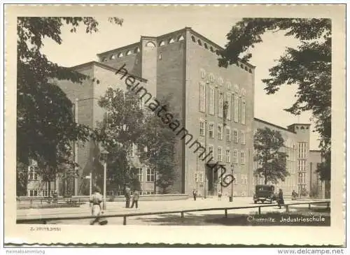 Chemnitz - Industrieschule - Foto-AK Grossformat - Verlag W. Wagler Chemnitz