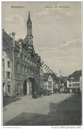 Montabaur - Rathaus mit Marktplatz - Verlag Willy Kalb Montabaur