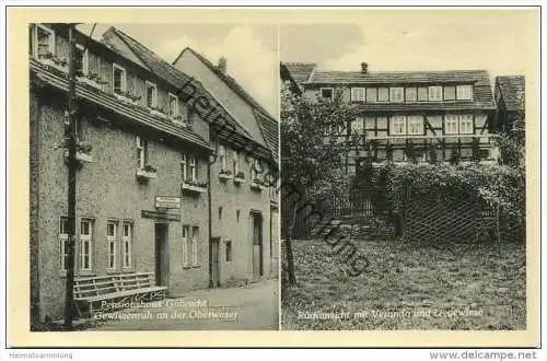 Gewissenruh an der Oberweser - Pensionshaus Gobrecht - Verlag G. Scherschin Schoningen-Uslar