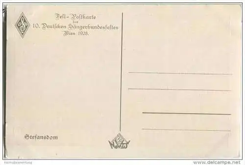 Wien - Stefansdom - 10. Deutsches Sängerbundesfest 1928