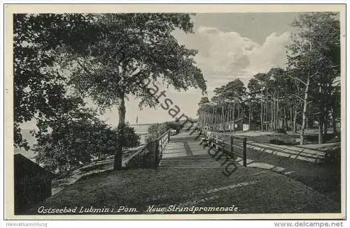 Lubmin - Neue Strandpromenade - Verlag Julius Simonsen Oldenburg gel. 1938