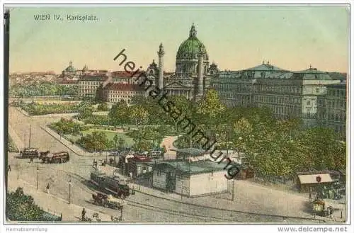 Wien - Karlsplatz - Strassenbahn