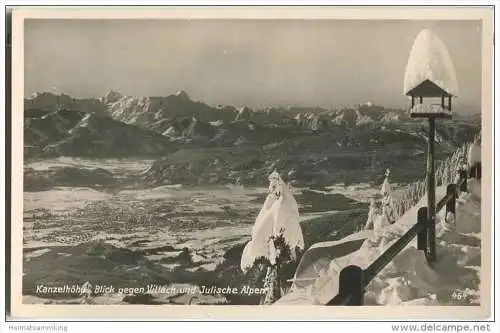 Kanzelhöhe - Villach - Julische Alpen - Foto-AK