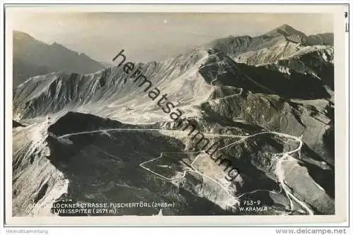 Grossglocknerstrasse - Fuschertörl - Edelweissspitze - Foto-AK