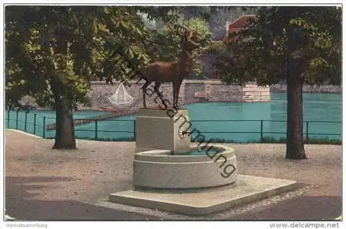 Zürich - Hirschbrunnen am Platzspitz - Edition Photoglob Zürich