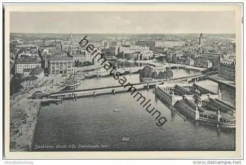 Stockholm - Utsikt fran Stadshusets torn