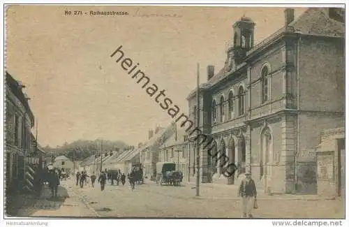 Sissonne - Rathausstrasse - Feldpost gel. 1918