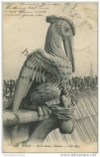 Paris - Notre-Dame Chimère gel. 1909