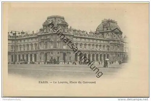 Paris - Le Louvre - Place du Carousel