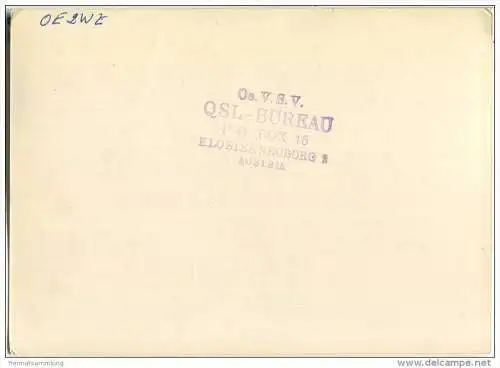 QSL - QTH - Funkkarte - SM-3-3052 - Sweden - Solleftea - 1959