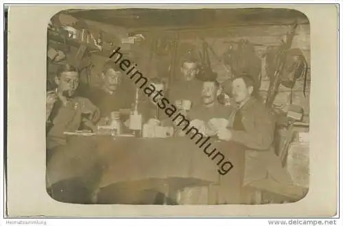 Soldaten - Gewehr - Foto-AK