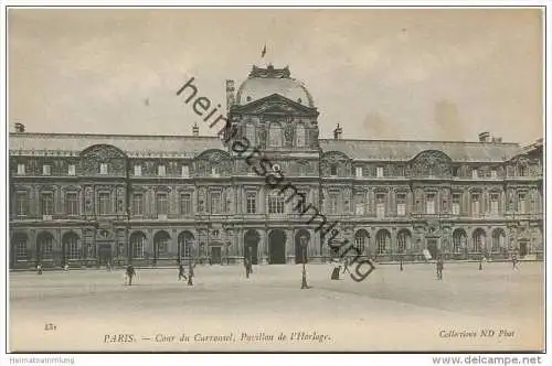 Paris - Cour du Carrousel - Pavillon de l'Horloge