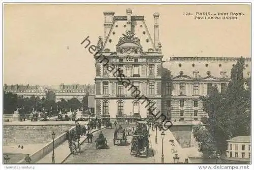 Paris - Pont Royal - Pavillon de Rohan