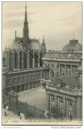 Paris - La Sainte Chapelle et la Palais de Justice