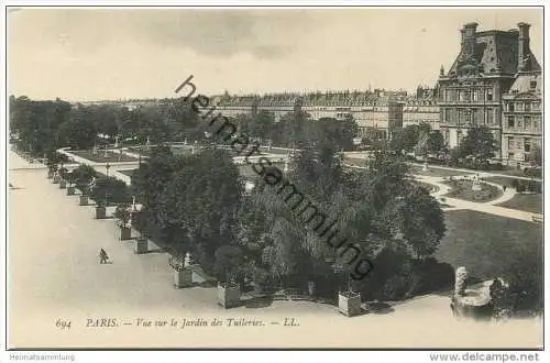 Paris - Vue sur le Jardin des Tuileries