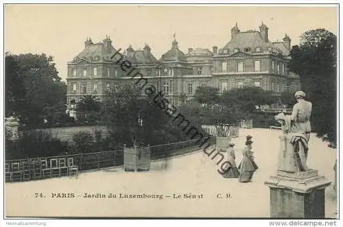 Paris - Jardin du Luxembourg - Le Sénat