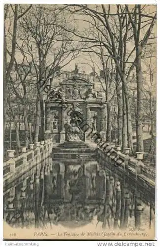 Paris - La Fontaine de Médicis - Jardin du Luxembourg