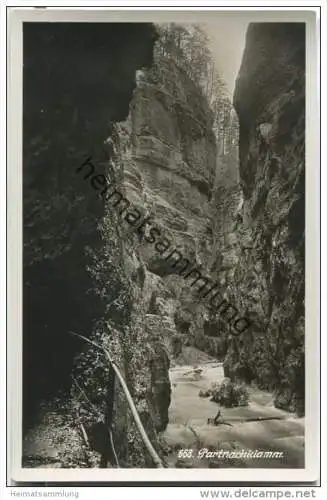 Partnachklamm - Foto-AK