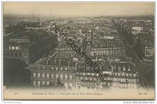 Paris - Vue prise de la Tour Saint-Jacques