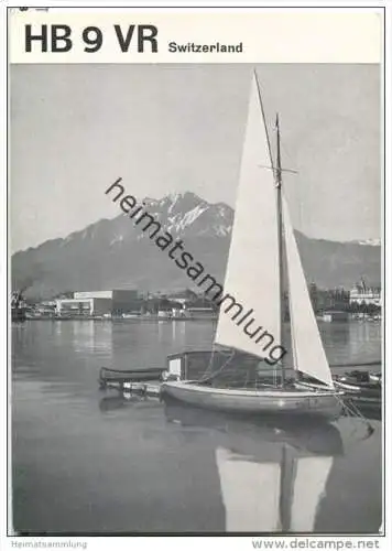 QSL - QTH - Funkkarte - HB9VR - Schweiz - Reinach Aargau - 1959