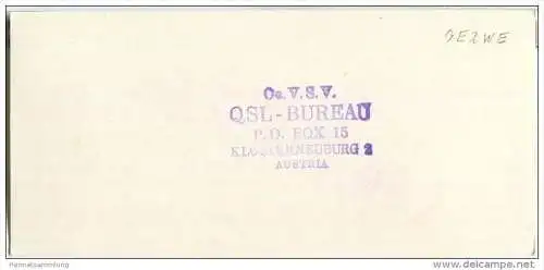 QSL - QTH - Funkkarte - HE9EZG - Schweiz - Flawil - 1959