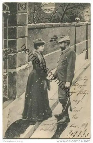 Eislaufen - Schlittschuhläufer - Verlag Fec. Ch. Scolik Wien VIII - Nr. 849 - gel. 1902