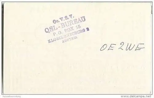 QSL - QTH - Funkkarte - I1FO - Italia - Milano - 1959