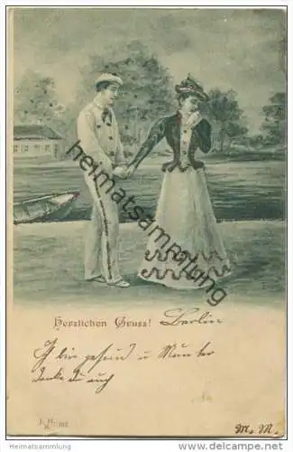 Liebespaar - Glimmer - Verlag J. H. B. 703