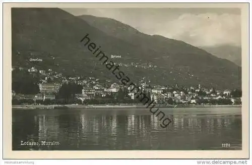 Locarno - Muralto - Foto-AK 1929 - Eredi Alfredo Finzi Lugano