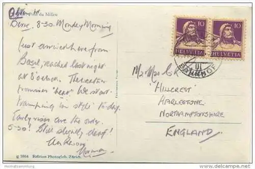 Basel - Mittlere Rheinbrücke - Foto-AK