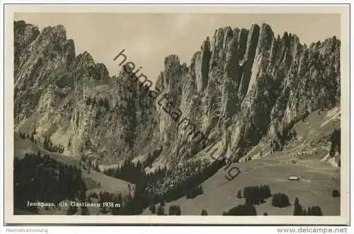 Jaunpass - die Gastlosen - Foto-AK 1933 - Verlag J. Gaberell Thalwil