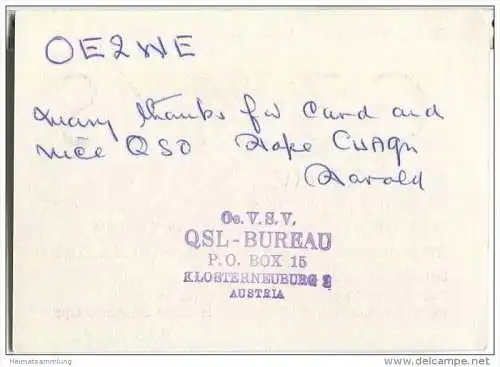 QSL - QTH - Funkkarte - G3MYS - Great Britain - Mansfield - 1959