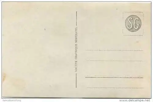 Louèche et la Gemmi 1933 - Verlag Societe Graphique Neuchatel