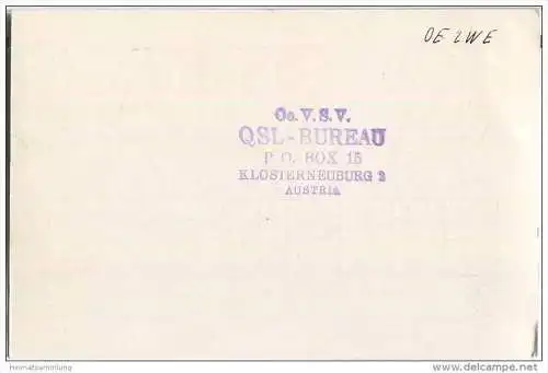 QSL - QTH - Funkkarte - SWL-DL-EMC-H268 - Wiesbaden - 1959