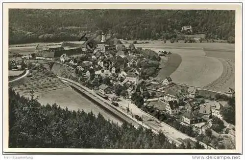 Beuron - Blick von der Leopoldshöhe - Foto-AK - Beuroner Kunstverlag